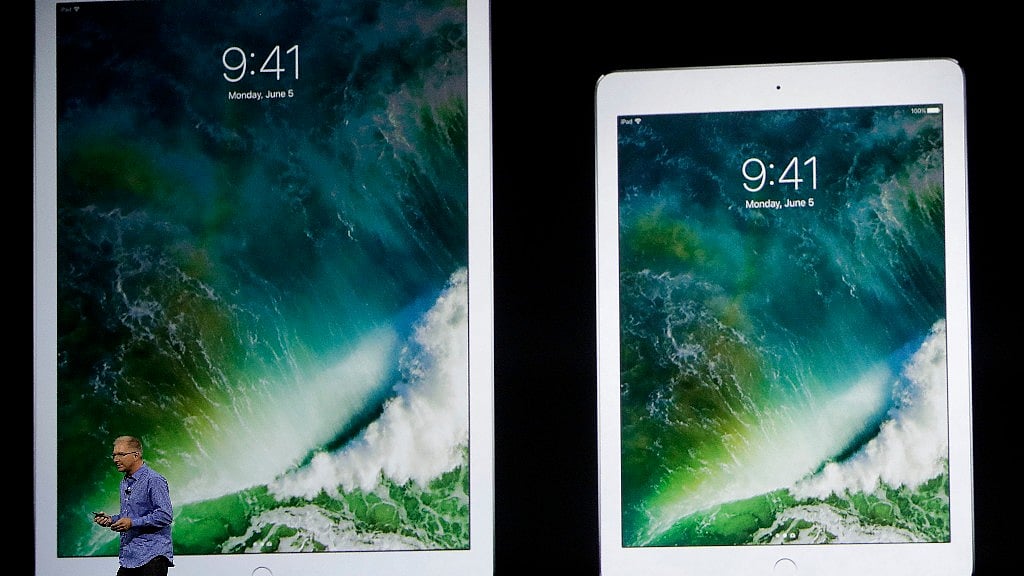 Apple’s Greg Joswiak speaks about the iPad Pro during the Apple Worldwide Developers Conference. (Photo: AP)