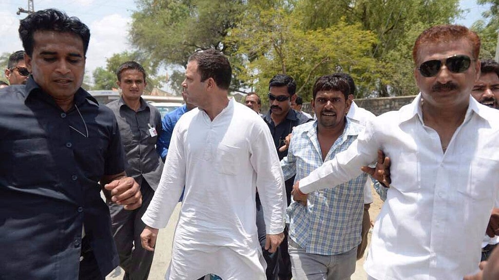 The Congress Vice President was prohibited from visiting the violence-hit region. (Photo: IANS)