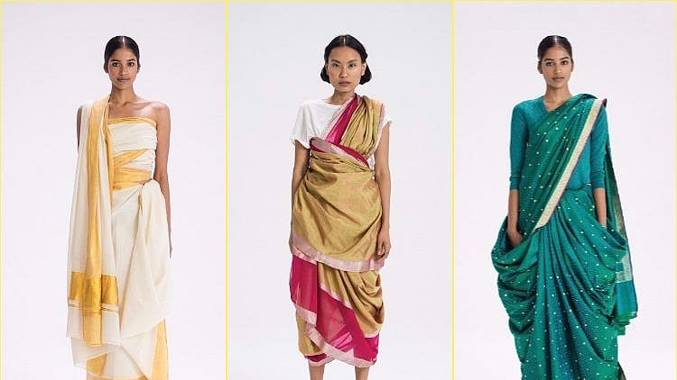 The Sari Series is a digital archive to document the various ways in which saris are draped in India. (Photo Courtesy: Border &amp; Fall )