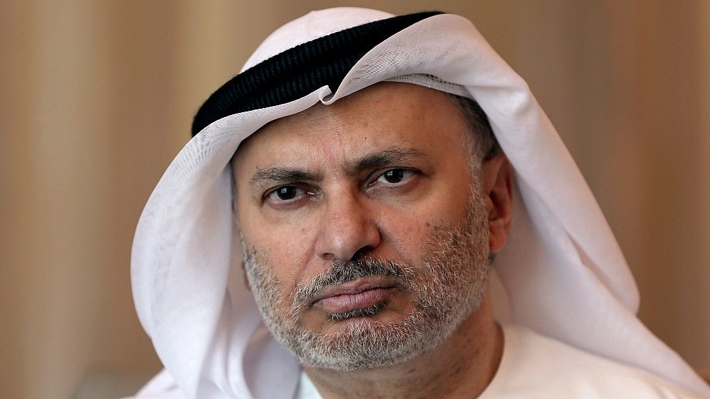 Anwar Gargash, UAE Minister of State for Foreign Affairs talks to AP about relations with Qatar in Dubai on Wednesday. (Photo: AP)