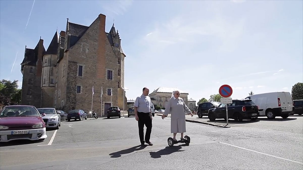 78-years-old Sister Fabienne (Photo: Ruptly screengrab)