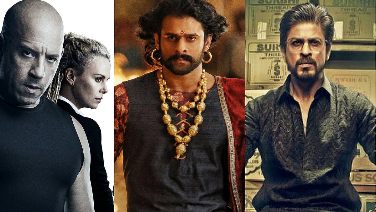 Stills from <i>The Fate of the Furious</i>, <i>Baahubali 2 </i>and<i> Raees</i>.