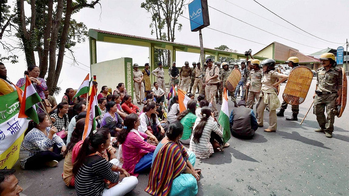 

Hundreds of women activists ratcheted up the demand for the separate state of Gorkhaland on Saturday. (Photo: PTI)