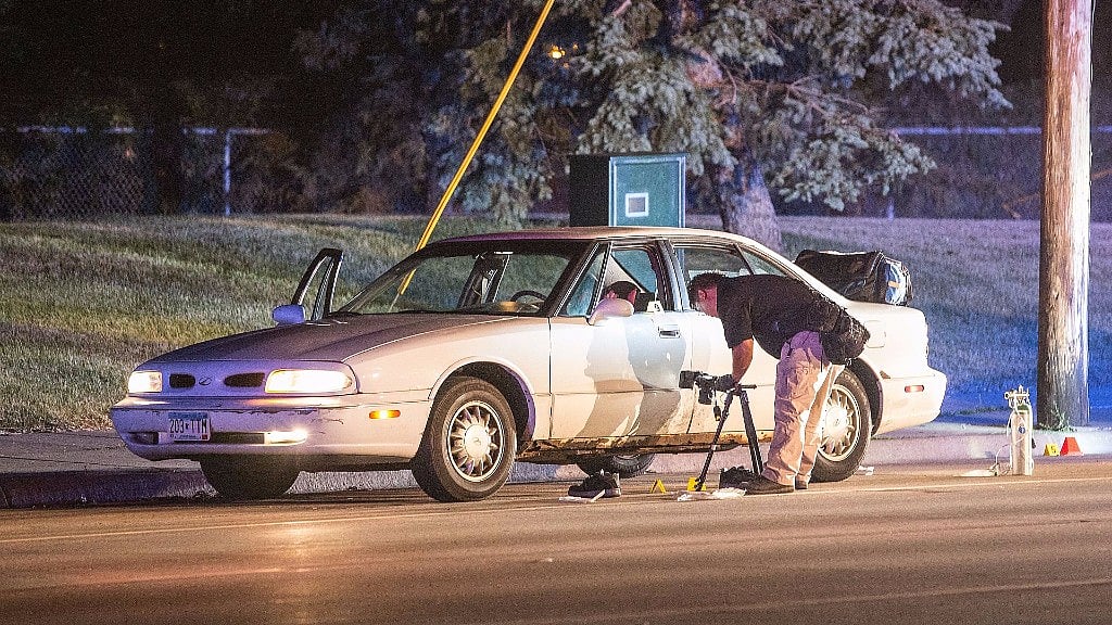 An investigator processes the scene of where the police officer shot and killed Philando Castile in Minnesota on 6 July 2016. (Photo Courtesy: Tony Webster/Wikipedia)