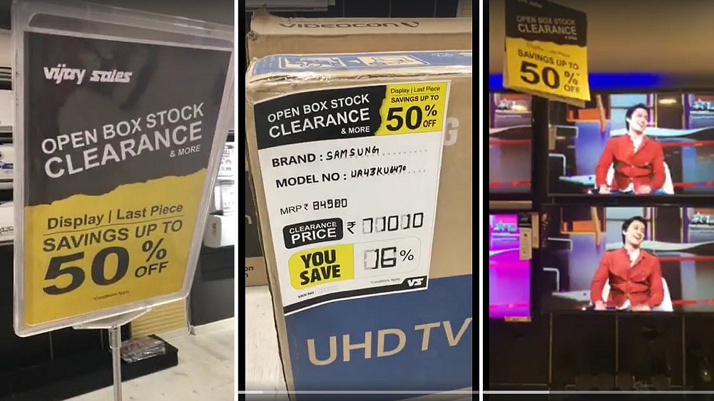 <b>The Quint </b>was live during pre-GST Discount frenzy at Vijay Sales. (Photo: <b>The Quint</b>)
