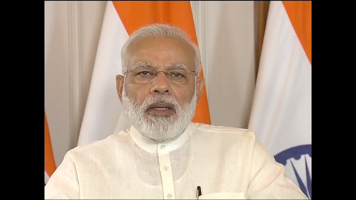 PM Modi inaugurates synthetic track at Usha School of Athletics in Kinalur. (Photo: ANI)