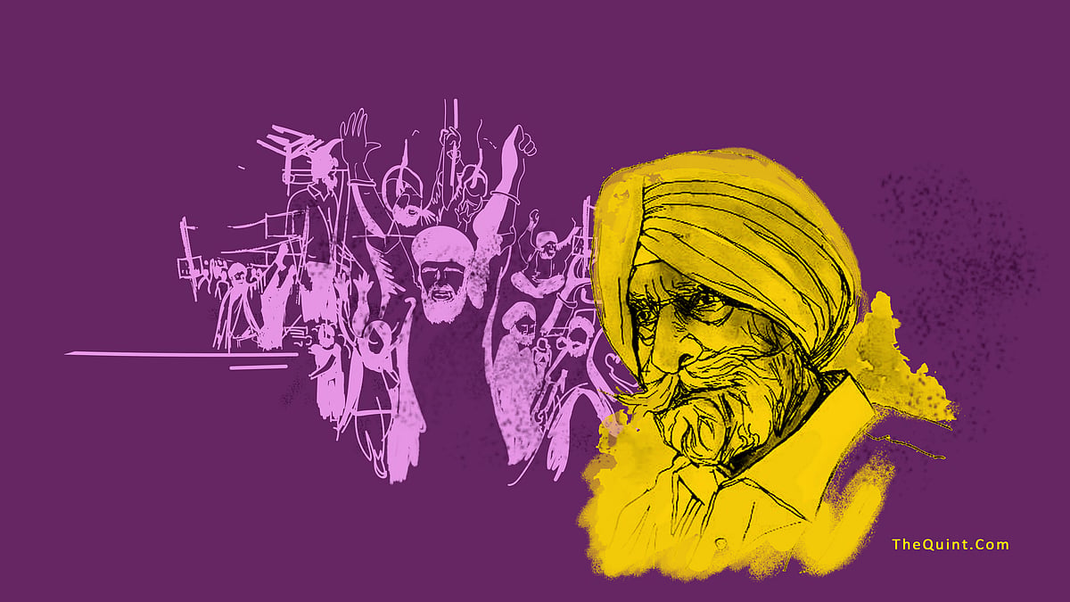 KPS Gill, the controversial ‘supercop’ did what an extraordinary situation in Punjab required him to do in the 80s. (Photo: Saumya Pankaj/ <b>The Quint</b>)