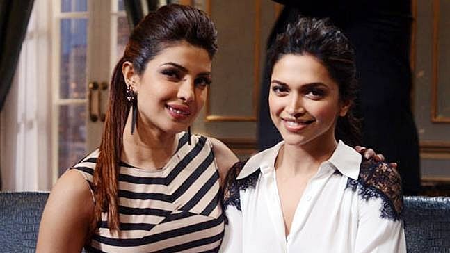 Priyanka with Deepika once again.&nbsp;