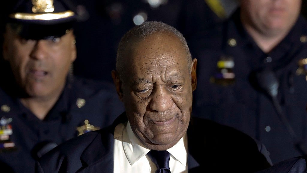 Bill Cosby leaves the Montgomery County Courthouse during his sexual assault trial, on 13 June 2017, in Norristown, Pa. (Photo: AP)