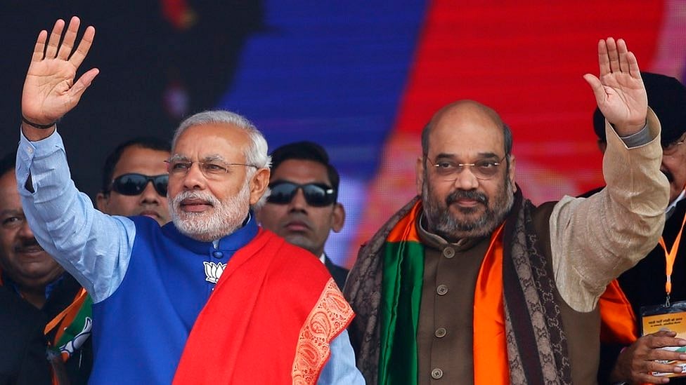 File photo of BJP president Amit Shah(right) and Prime Minister Narendra Modi(left). 