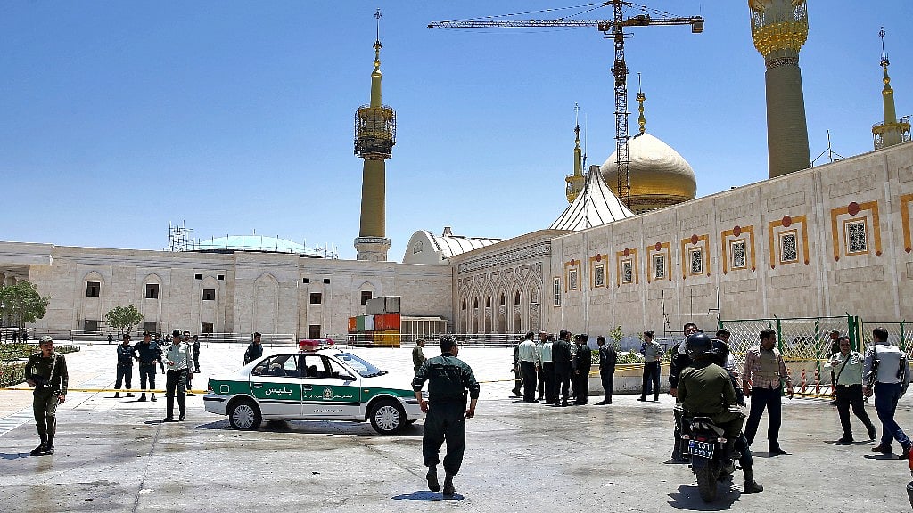 Simultaneous bomb and suicide attacks were carried out in Tehran on Wednesday. (Photo: AP)