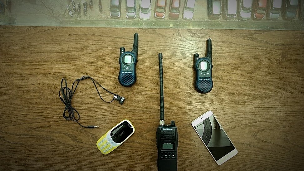 CB radios are not as popular as VHF handsets in India. (Photo: <b>The Quint</b>)