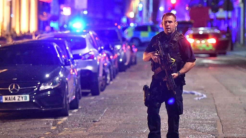 In the wake of a spate of terror attacks, heavy security has been deployed across London. (Photo: AP)