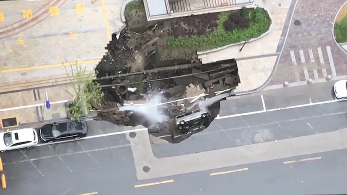 Fortunately, no one was injured in the incident. (Photo: AP Screengrab)