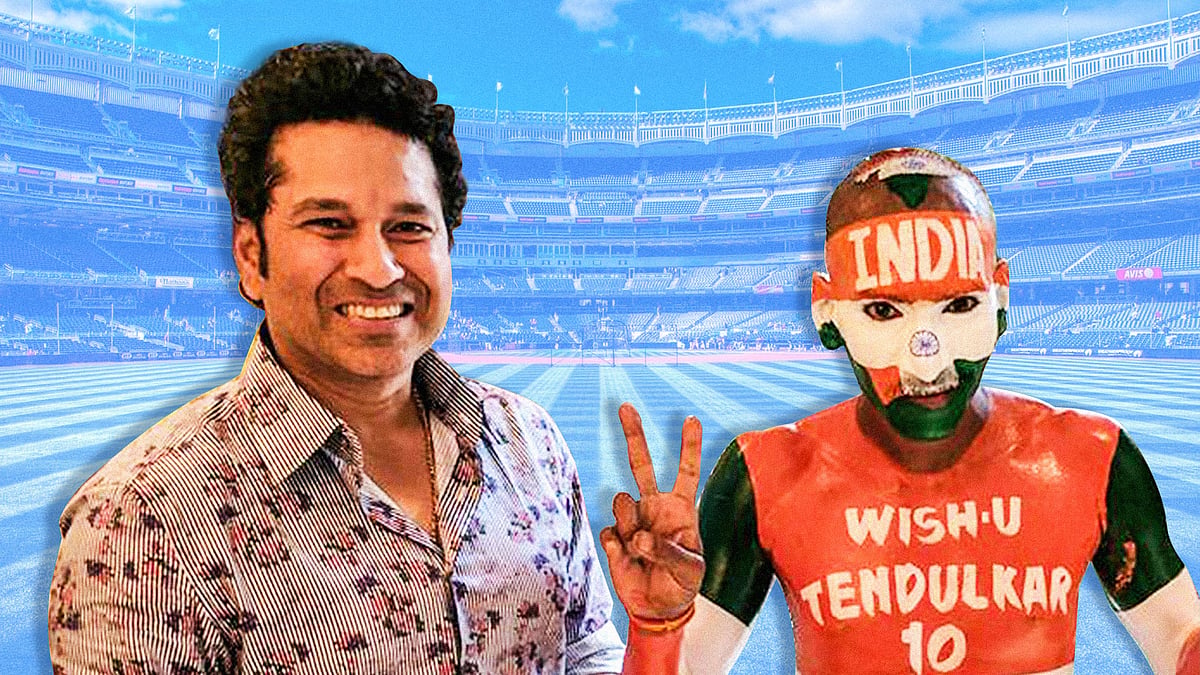 Sachin Tendulkar caught up with Sudhir Gautam before the release of his biopic. (Photo: Facebook)