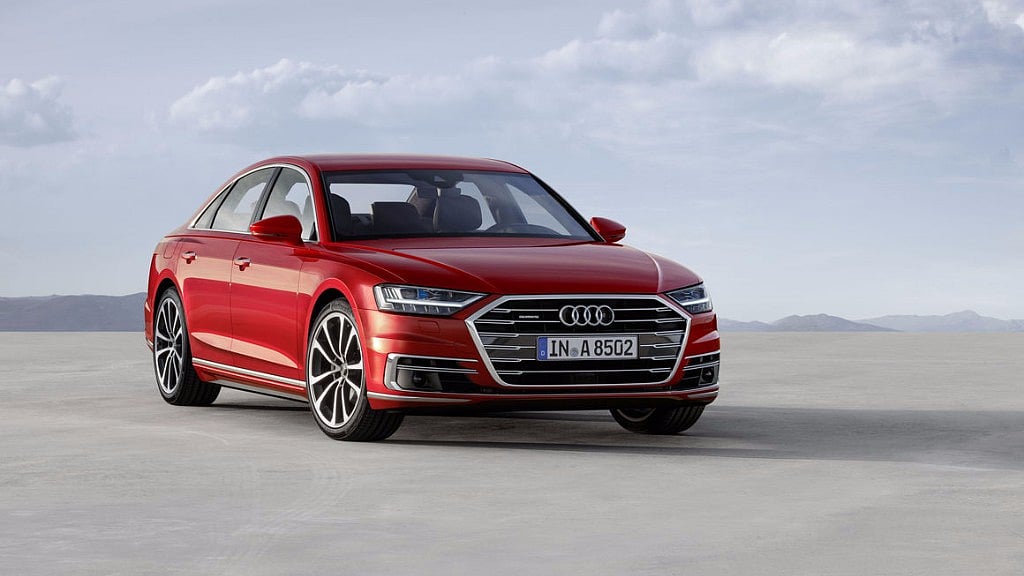 Audi A8 2018 sedan. 