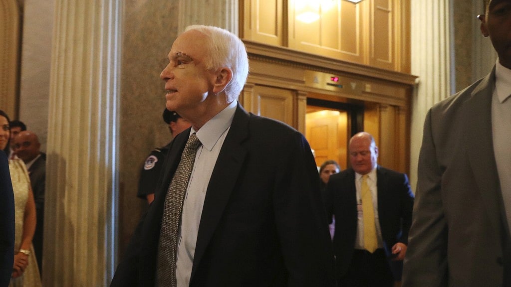 US Senator John McCain was recently diagnosed with cancer.