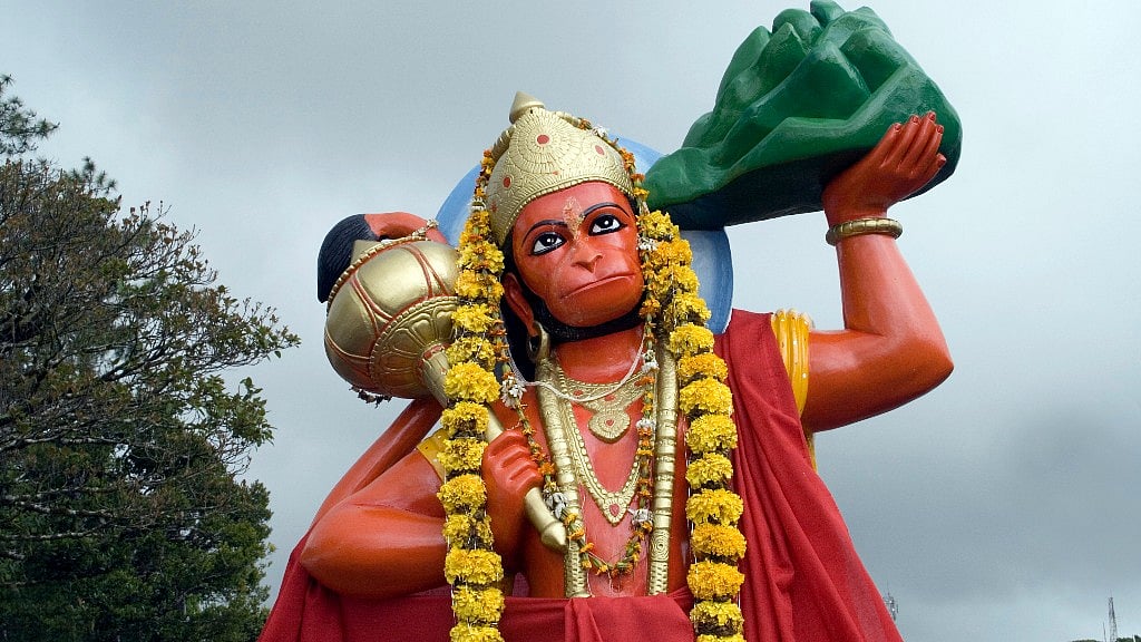 

Angry Hanuman stickers in Bengaluru reflect the anger and inexplicable insecurity among the majority.&nbsp;