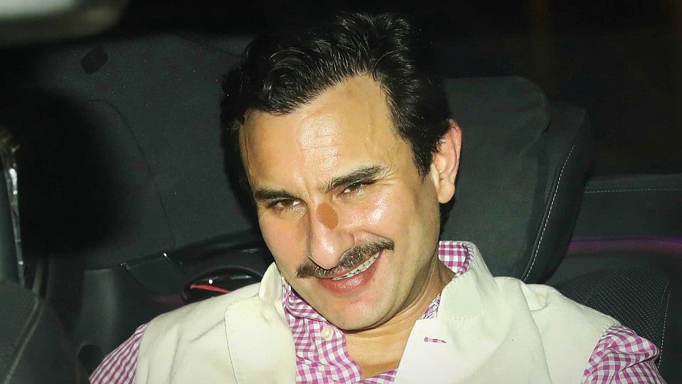Saif Ali Khan looks into the ether.&nbsp;
