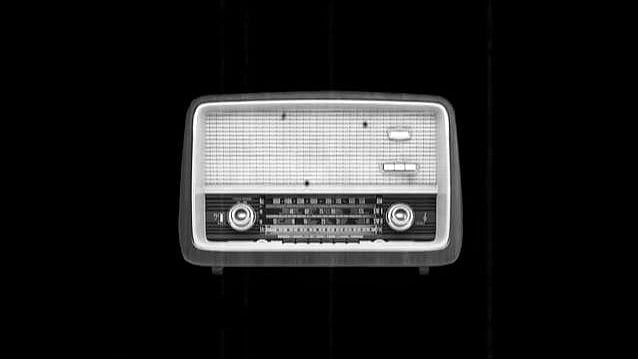 This radio has a story to tell. 