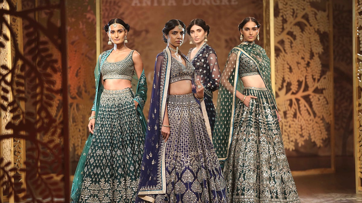  Tree of Love by Anita Dongre. At Anita Dongre’s show at India Couture Week’17.&nbsp;