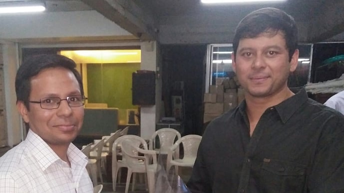 Rohit Tilak (right).&nbsp;