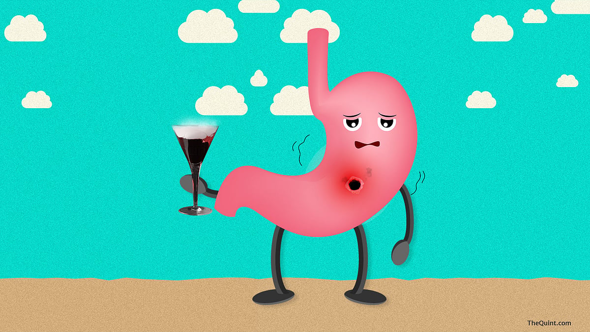 A real stomach with a hole caused by liquid nitrogen. Really. (Image: <b>The Quint</b>)