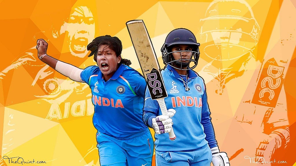 Jhulan Goswami (L) and Mithali Raj (R).