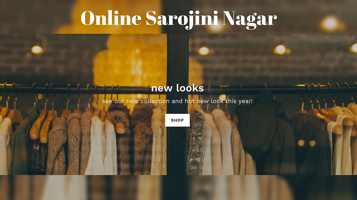 Sarojini Nagar is online now.