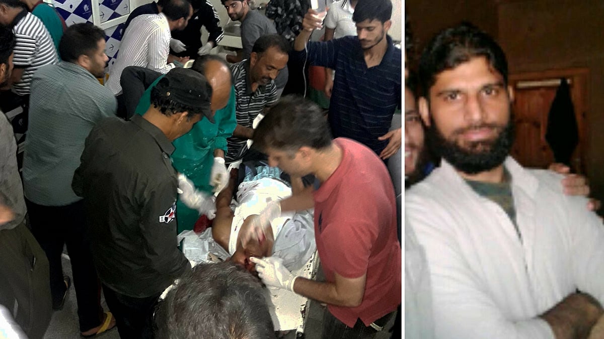 Not much is known about Ismail at the moment, other than the fact that the IG has referred to him as a Pakistani militant. (Photo: Altered by <b>The Quint</b>)