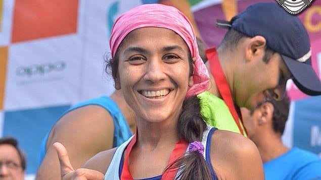 Anjali Saraogi, 43, has become the first Indian woman to have run the complete 89 km stretch of the Comrades Marathon(Photo Courtesy: Facebook/<a href="https://www.facebook.com/photo.php?fbid=10210814662581817&set=picfp.1208572258.10210814662421813&type=3&theater">Anjali Saraogi</a>)