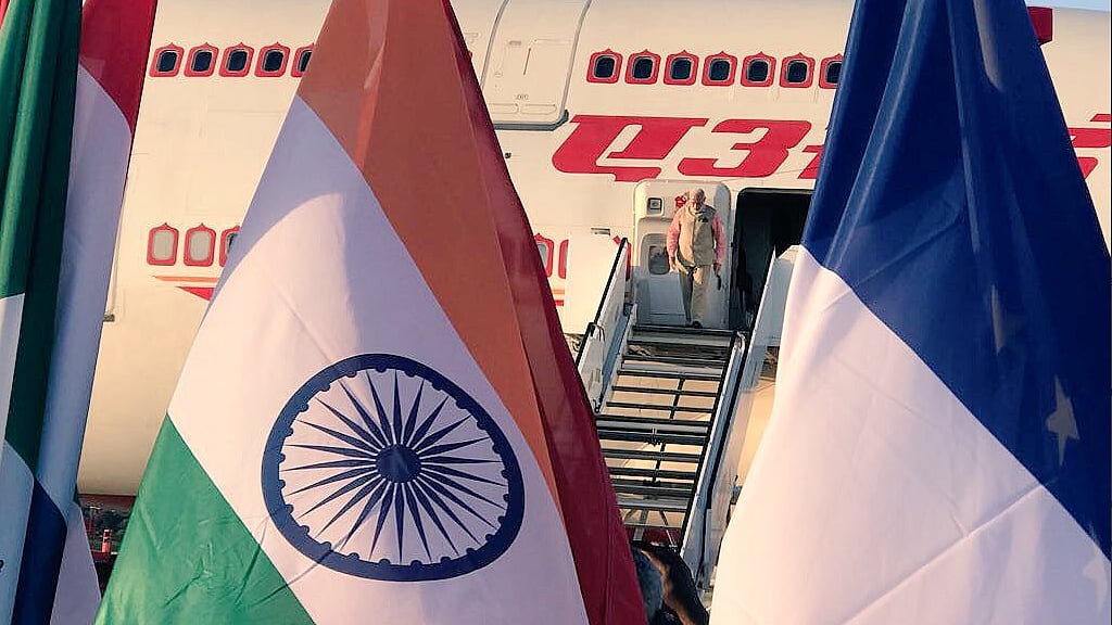 Prime Minister Narendra Modi arrives in Hamburg, Germany.