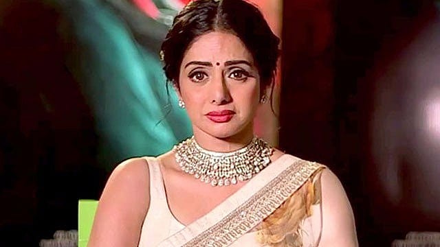 Sridevi sends a teary message to her Pakistani co-stars. 