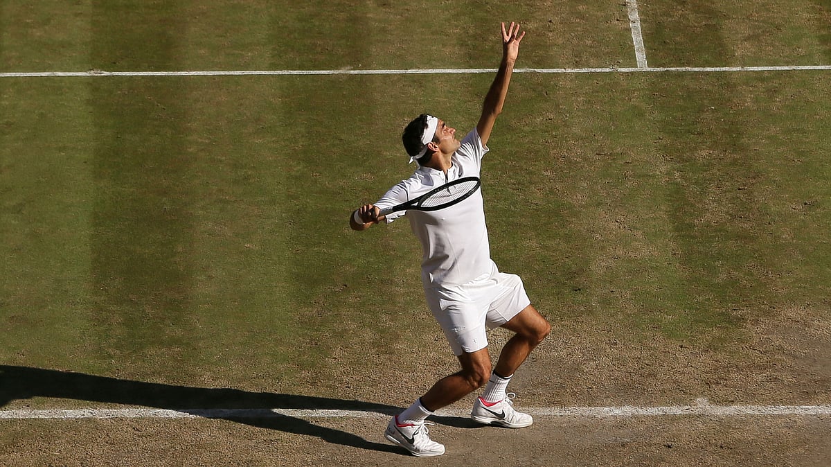 Roger Federer won his eighth Wimbledon title on Sunday.