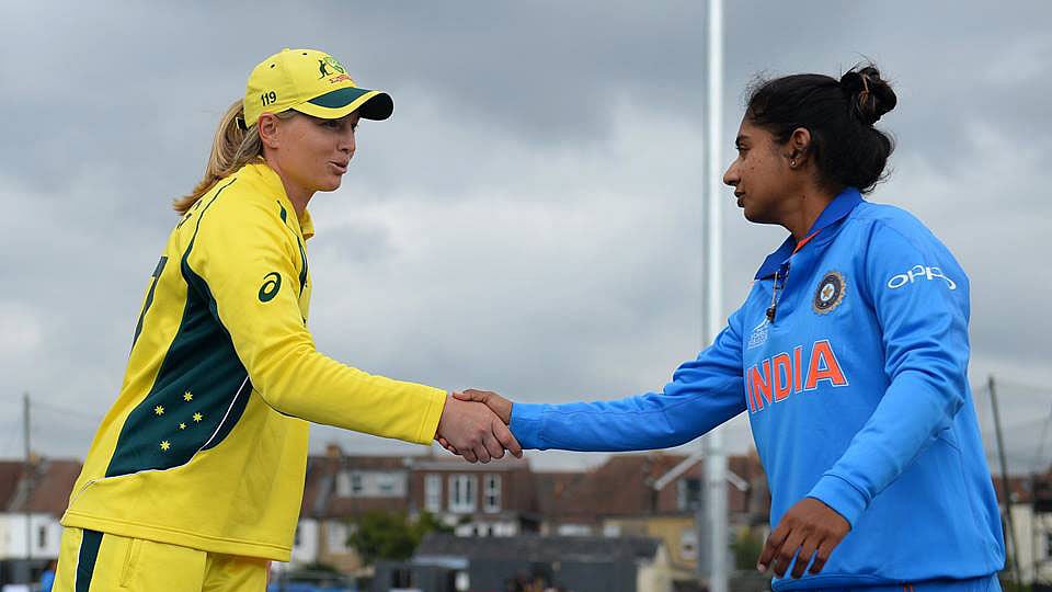 India take on Australia in the ICC Women’s World Cup.