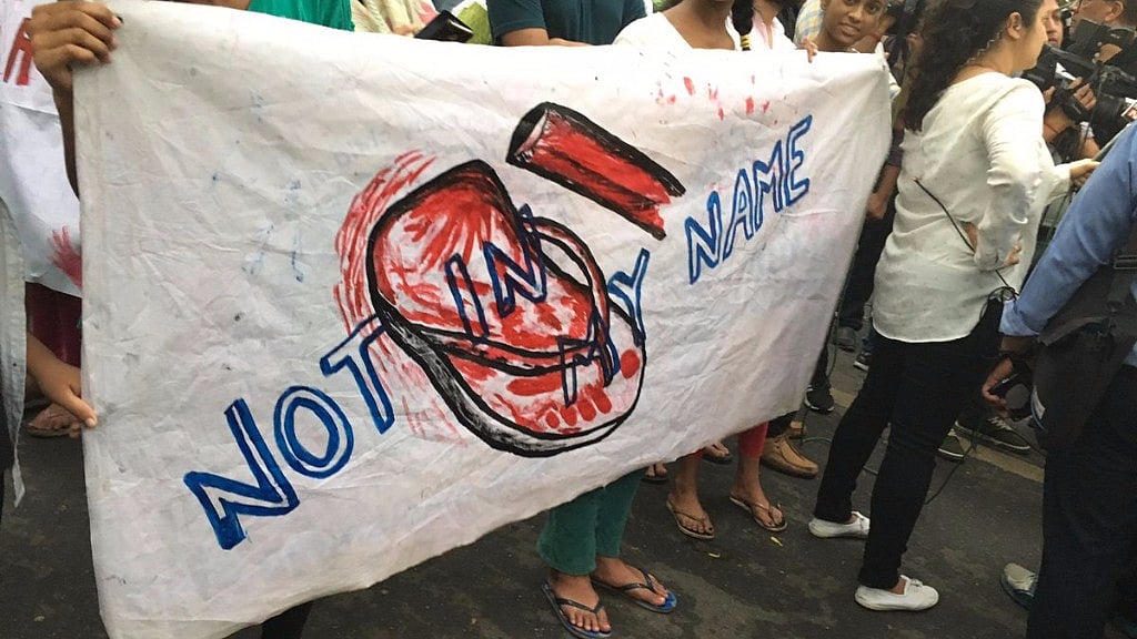 ‘Not In My Name’ protests saw thousands demonstrating against the rising spate of mob lynchings. 