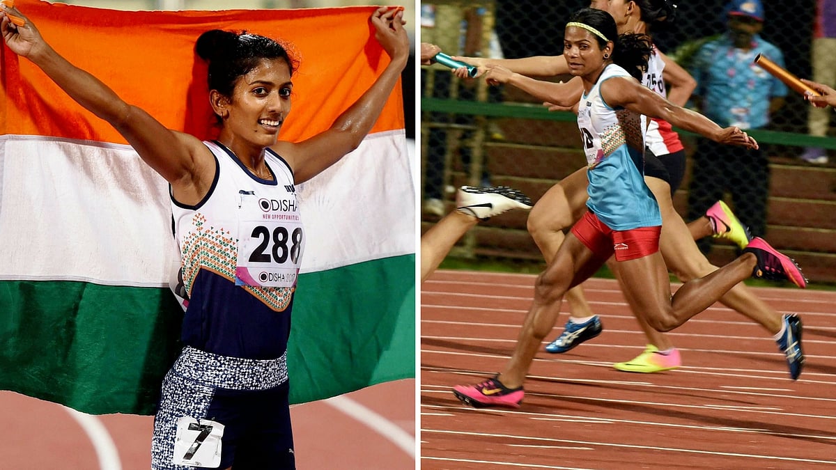 Anu Raghavan (women’s 400m hurdles) and Dutee Chand (women’s 4x100m).&nbsp;