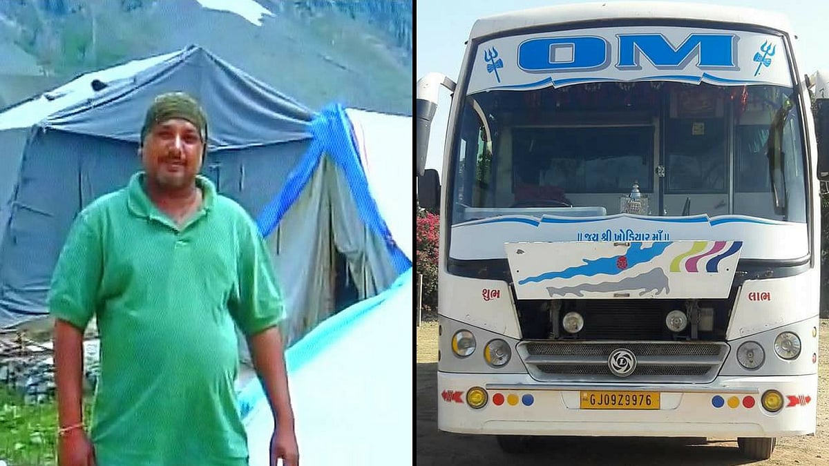 Saleem drove the bus away from the site, saving the lives of several passengers. 