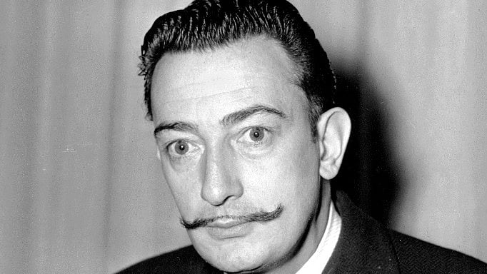 In this file photo taken on November 4, 1942 Spanish surrealist painter, Salvador Dali is pictured in New York.
