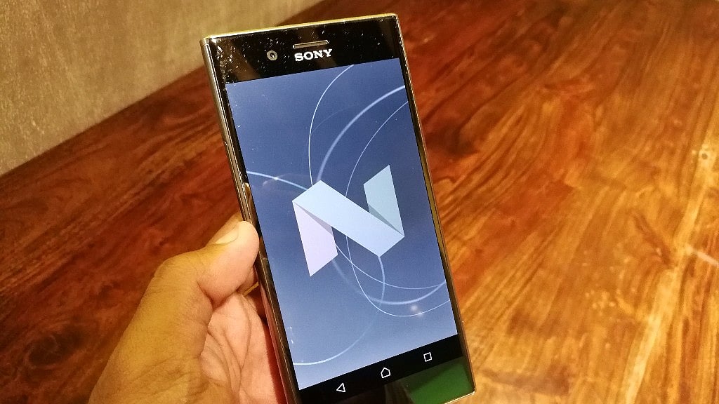 XZ Premium runs on Android Nougat 7.1&nbsp;