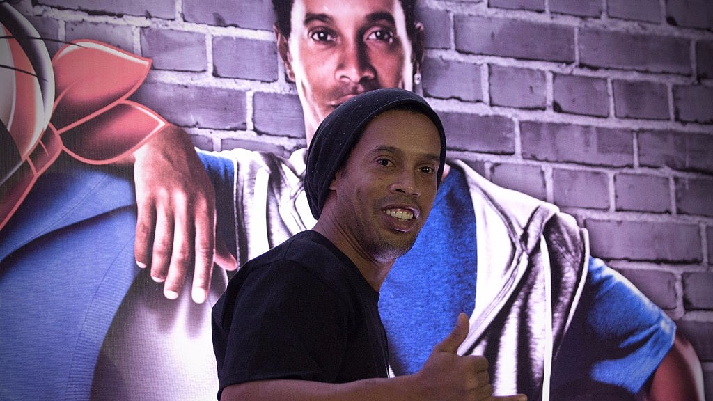Former Brazilian footballer Ronaldinho. 