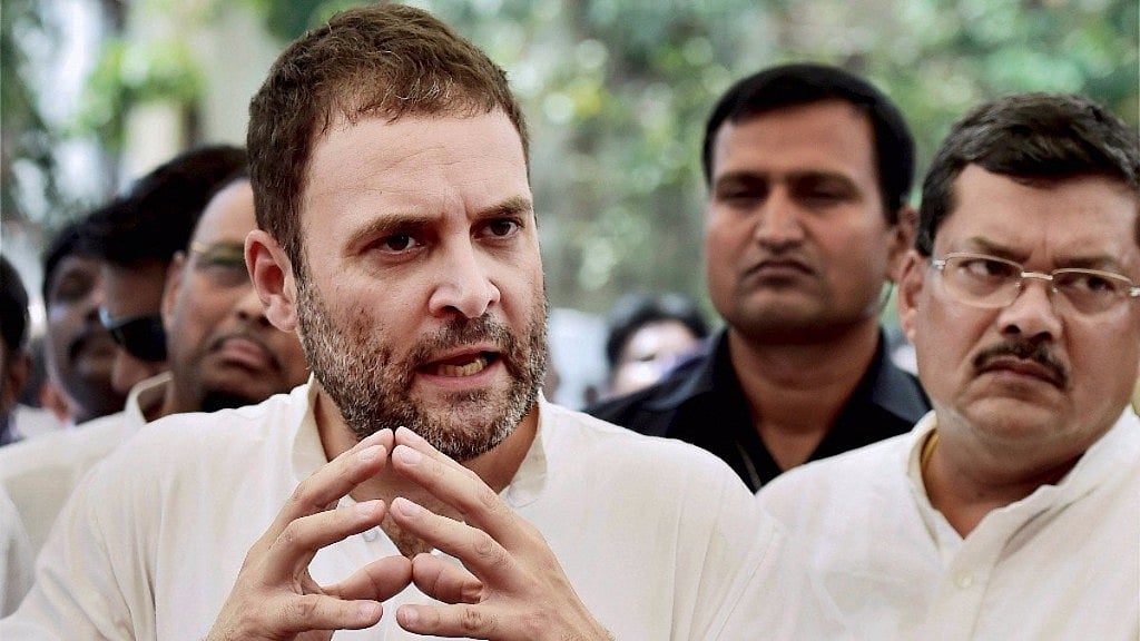 

File photo of Rahul Gandhi addressing the media.&nbsp;