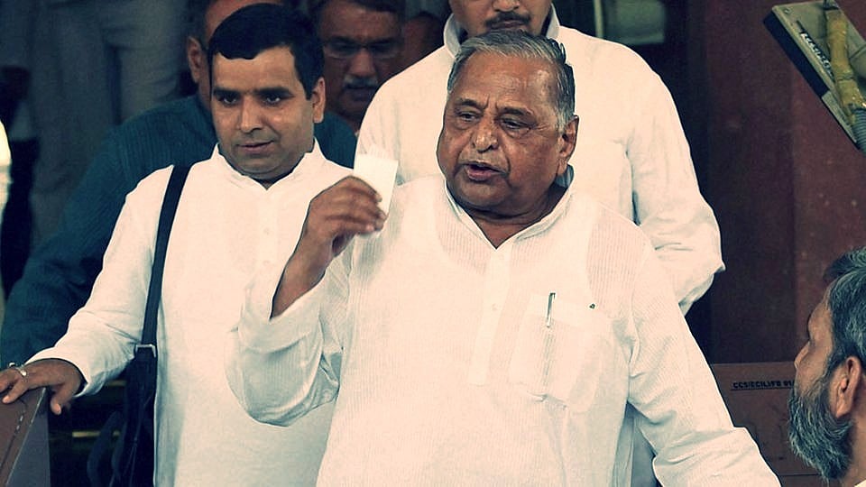 Samajwadi Party Chief Mulayam Singh Yadav.&nbsp;