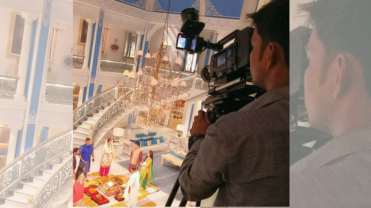A TV shoot in progress. Picture for representational purposes.