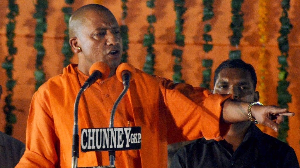 Uttar Pradesh Chief Minister Yogi Adityanath in Gorakhpur. 