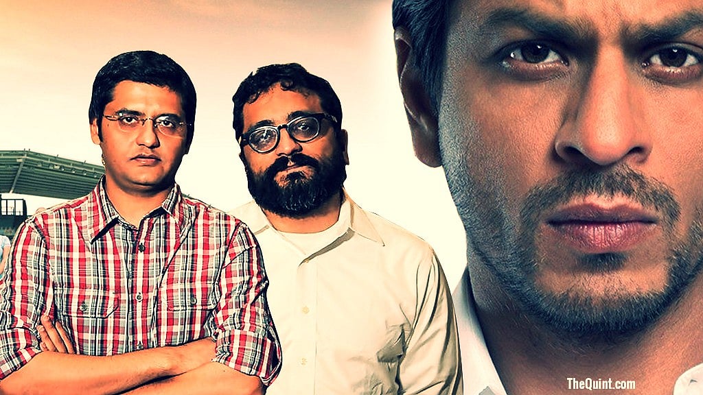 The <i>Chak De! India</i> boys: Jaideep Sahni, Shimit Amin and Shah Rukh Khan. 