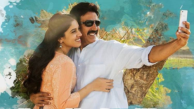 Akshay Kumar and Bhumi Pednekar in a still from <i>Toilet: Ek Prem Katha. </i>