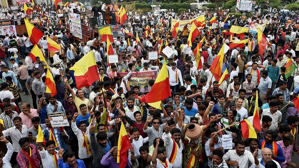 Pro-Kannada groups have been pushing for priority for Kannada in the official communications.