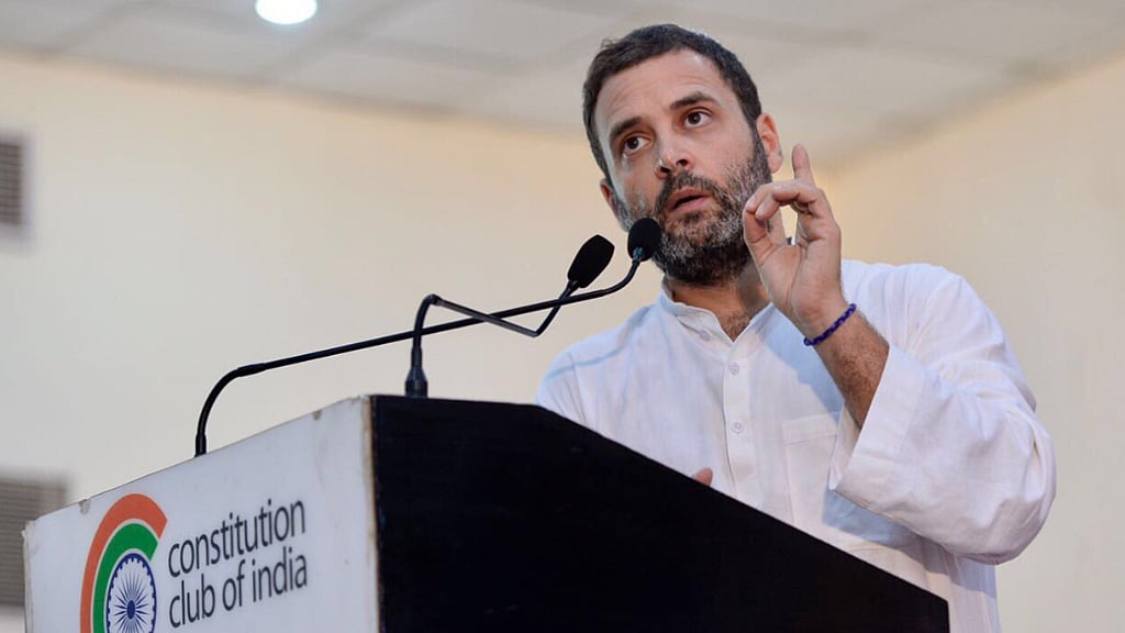 Congress President Rahul Gandhi