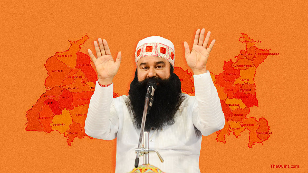 A column published in ‘Business Standard’ shows that Punjab and Haryana have the maximum godmen. Who are they? 